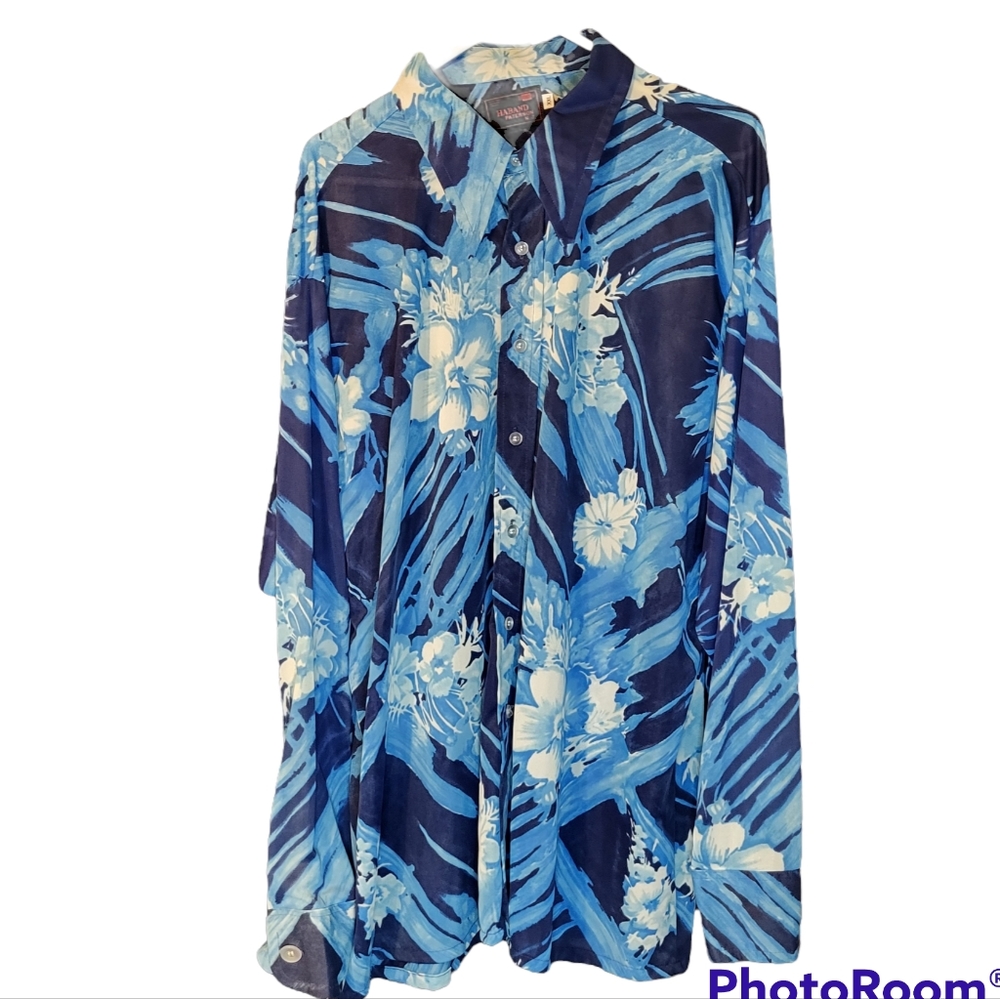 Vintage Men's XXL Long Sleeve Button up Shirt